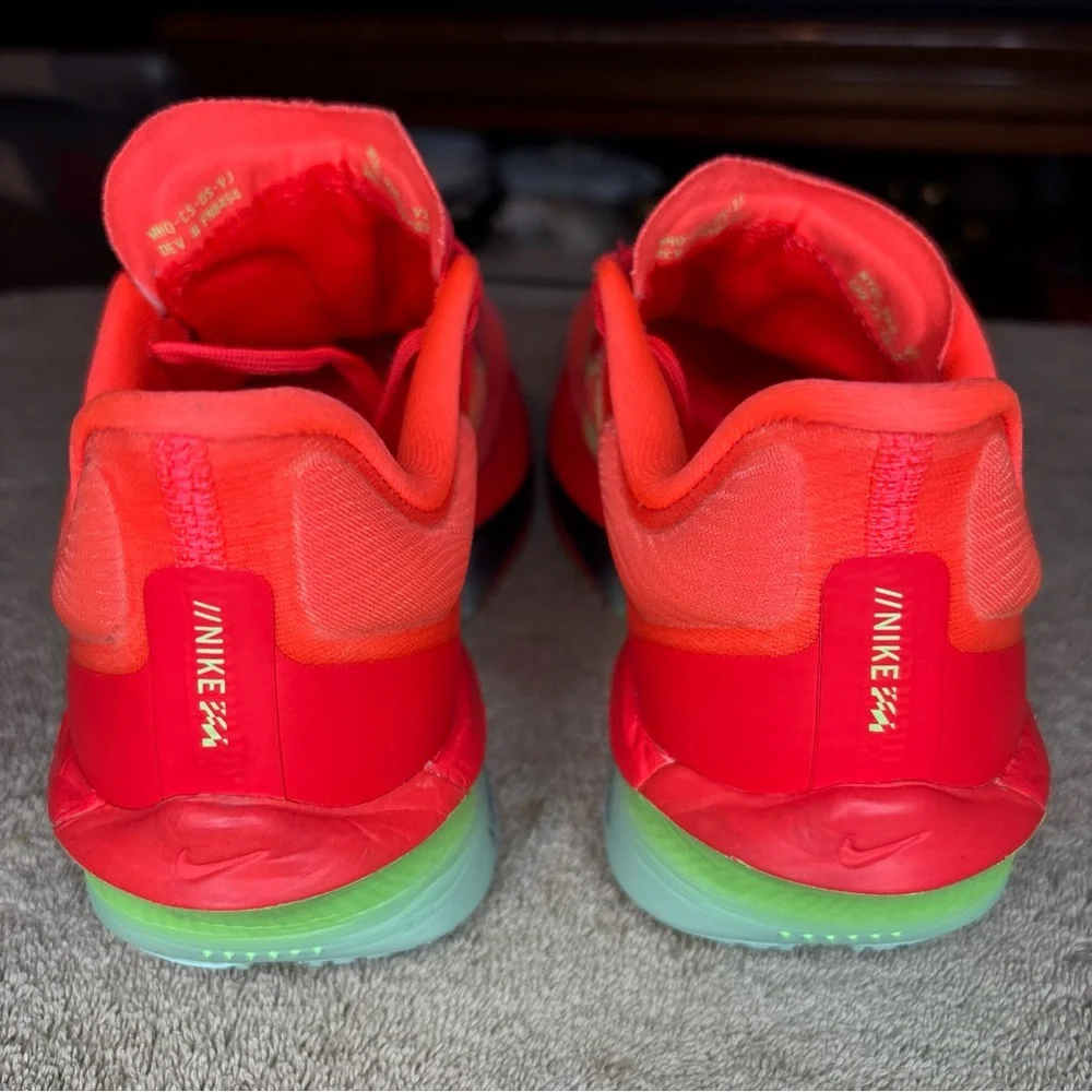 Nike Zoom Fly 6 Women's Running Shoes Bright Crimson/Lime Blast, Size 5.5 - Picture 7 of 10